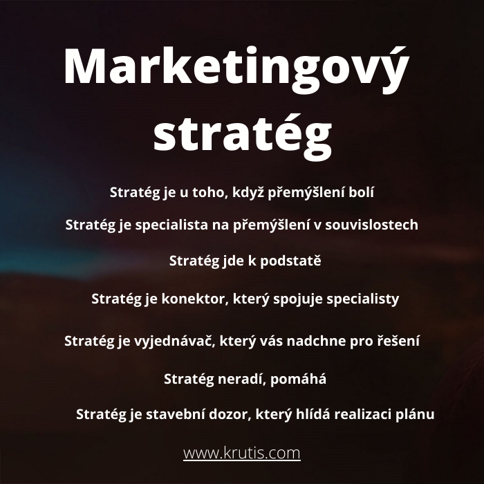 Marketingový stratég v týmu