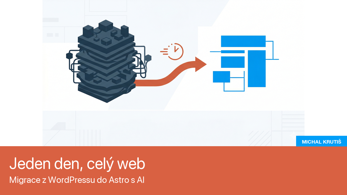 Web z WordPressu do Astro za jeden den: jak to dělám s Claude Code