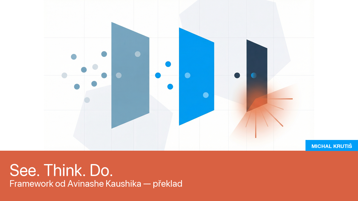 See Think Do Framework od Avinashe Kaushika