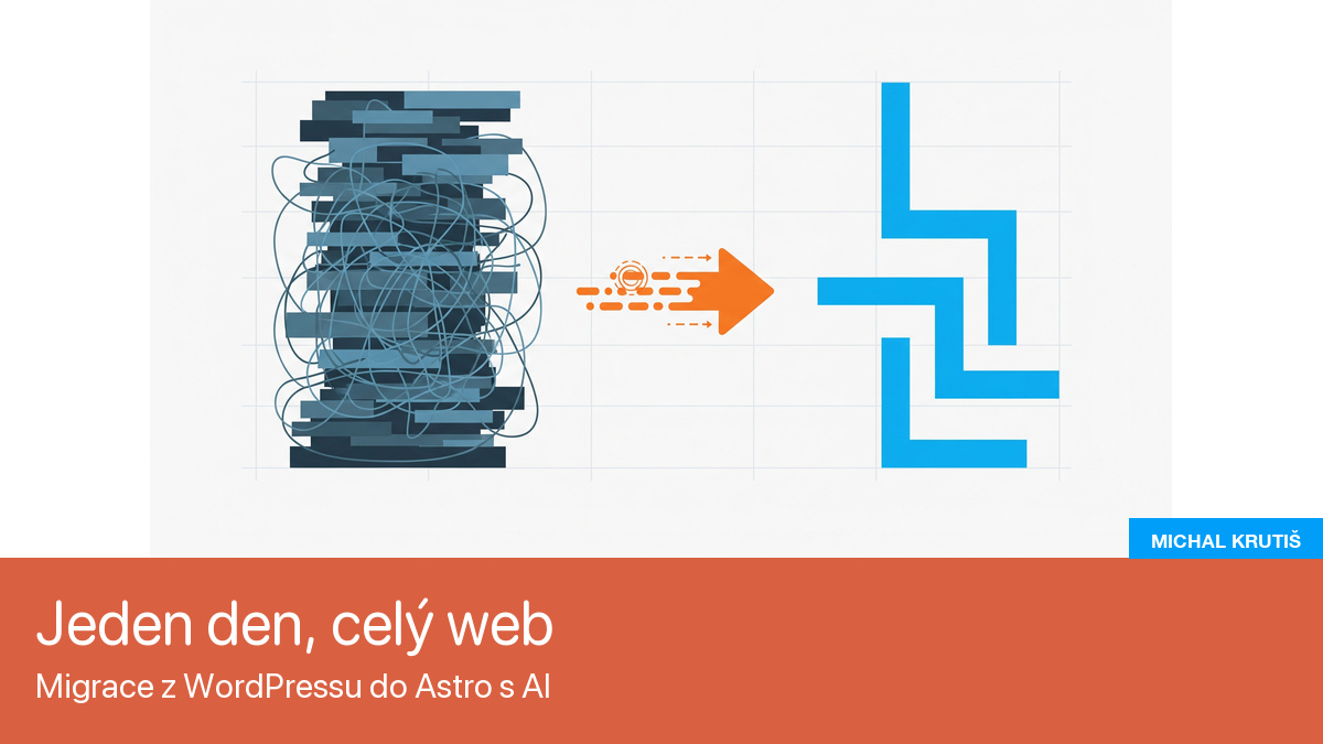 Web z WordPressu do Astro za jeden den: jak to dělám s Claude Code